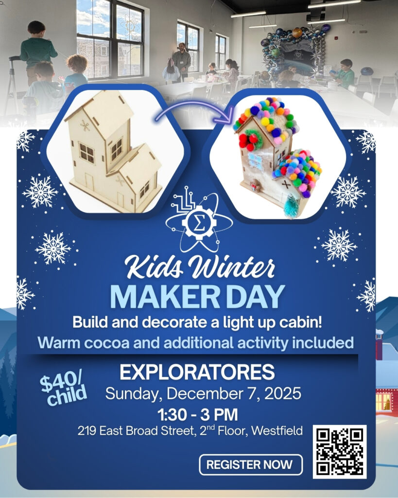 Kids Winter Makerday. Maker your own Engineering project.. 
